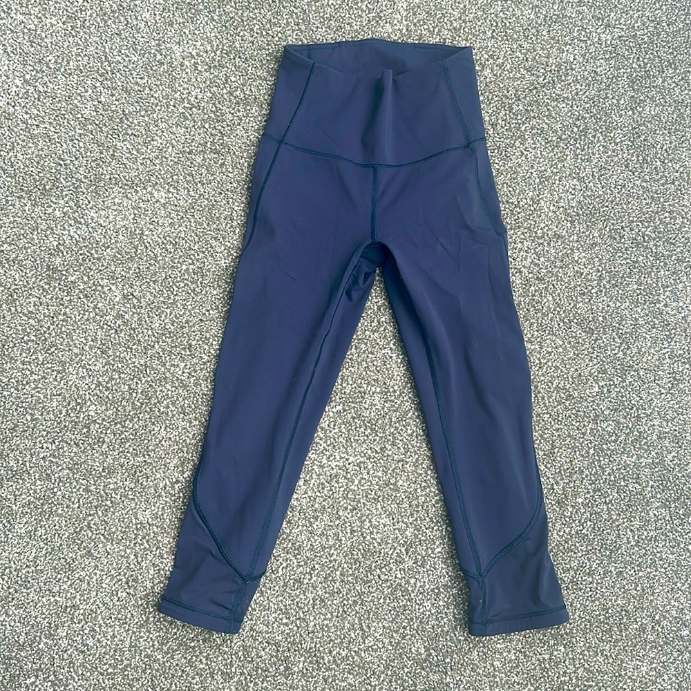 Navy Lululemon Capris